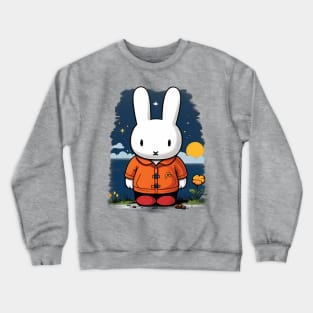 miffy is sad Crewneck Sweatshirt